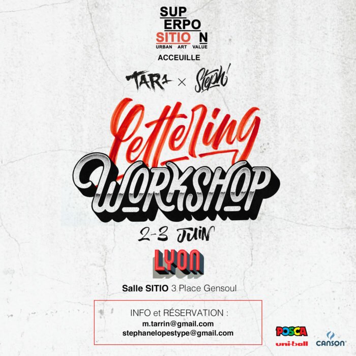 Lettering Workshop • 2 – 3 juin