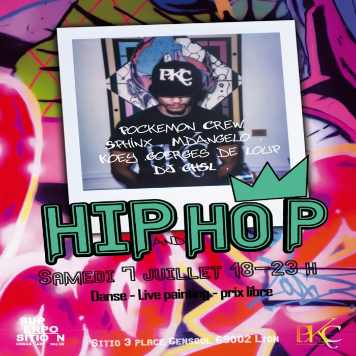 Soirée Hip & Hop w/ Pockemon Crew • 7 juillet