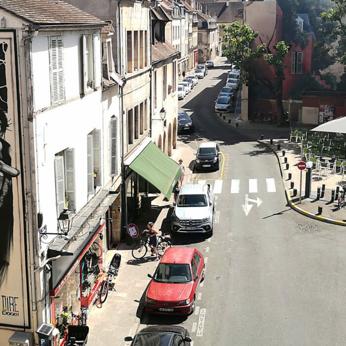 L’artiste Dire 132 au M.U.R de Dijon, une galerie à ciel ouverte